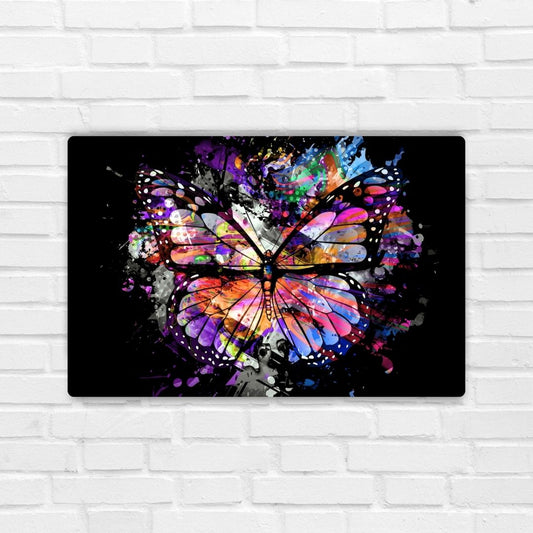 Abstract butterfly Metal Poster