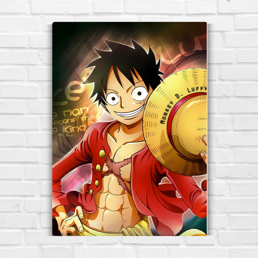 Straw Hat Captain – Luffy Metal Poster
