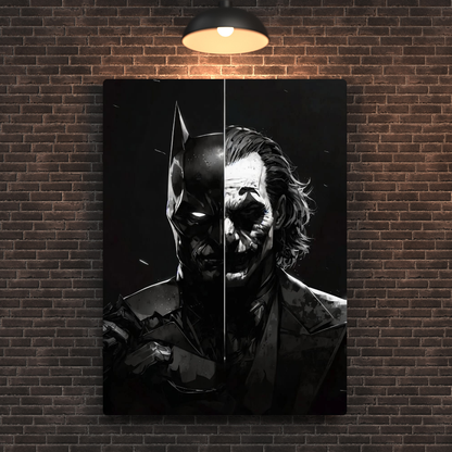 Batman x Joker Metal Poster
