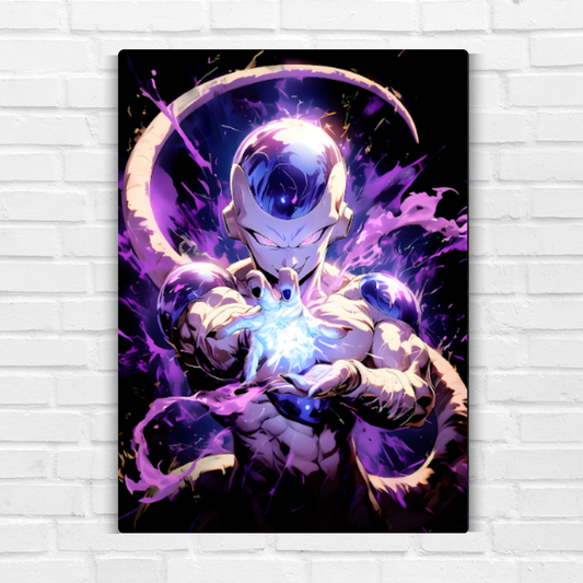 Freeza Metal Poster
