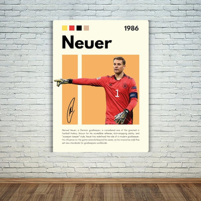 Manuel Neuer Metal Poster