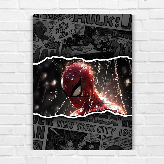 Spidey Metal Poster