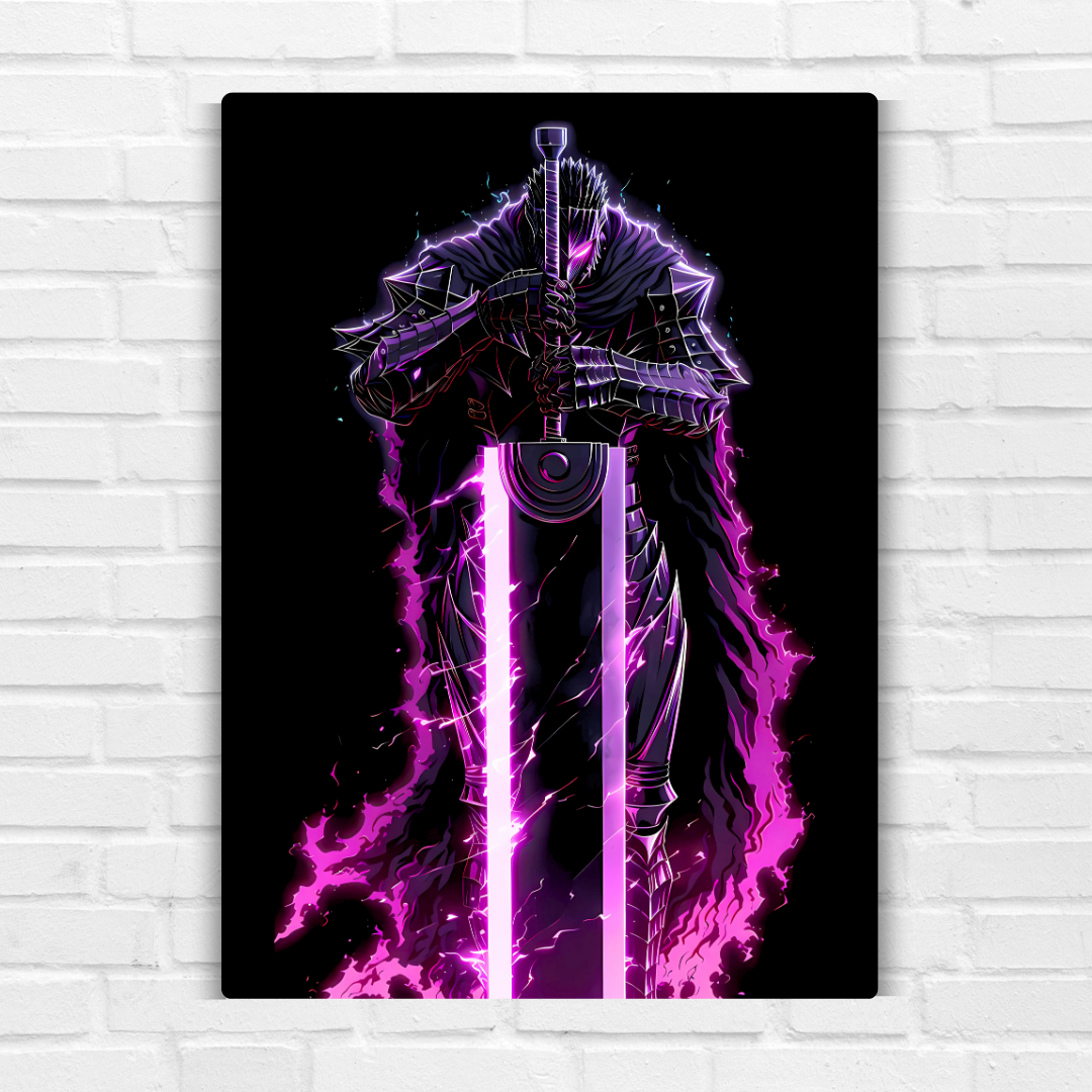 Guts Neon Metal Poster