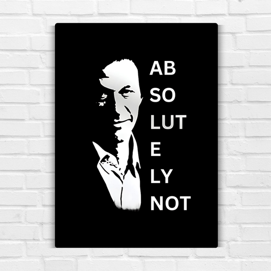 Absolutely Not Metal Poster