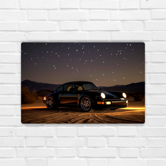Desert VIew Metal Poster