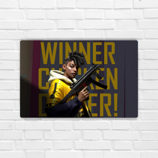 PUBG Blindspot Metal Poster