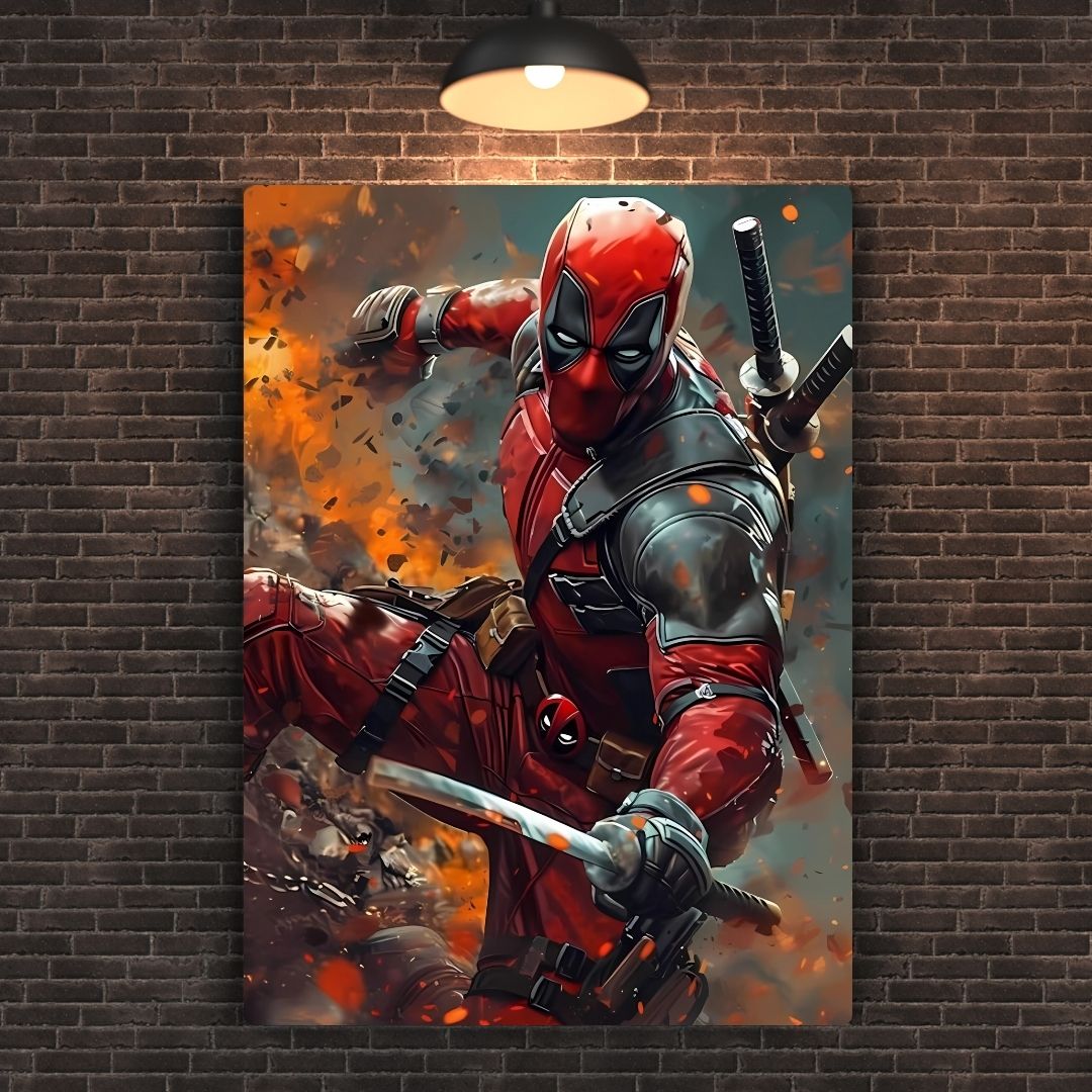 Deadpool Metal Poster