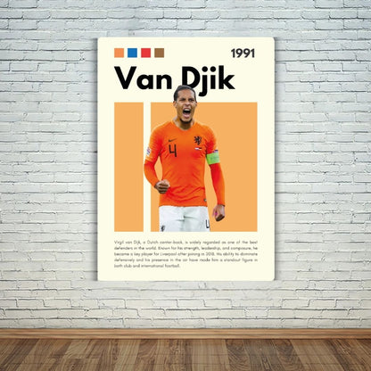 Van Dijk Metal Poster