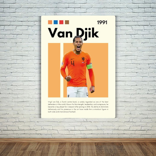 Van Dijk Metal Poster
