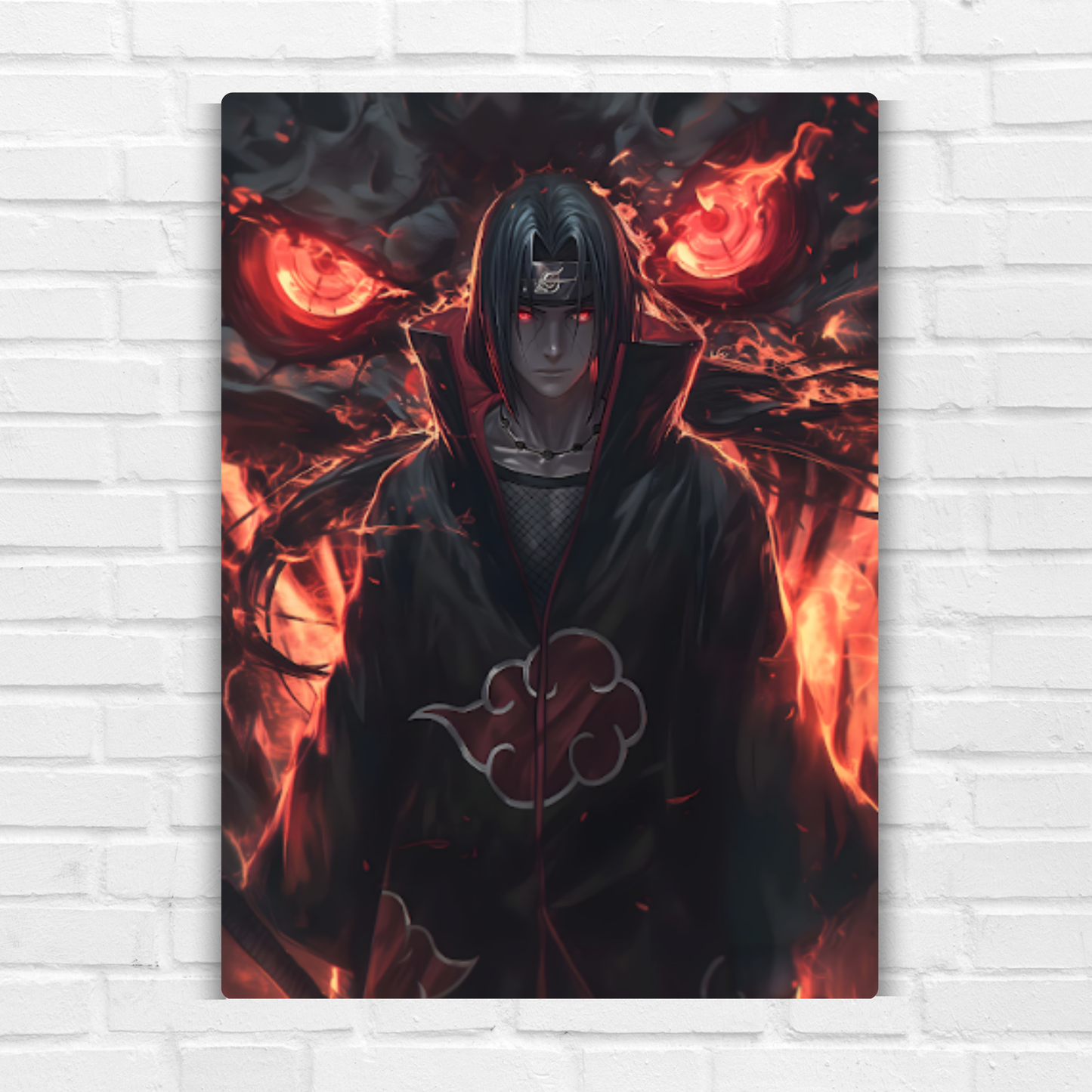 Itachi's Dragon Summons Metal Poster