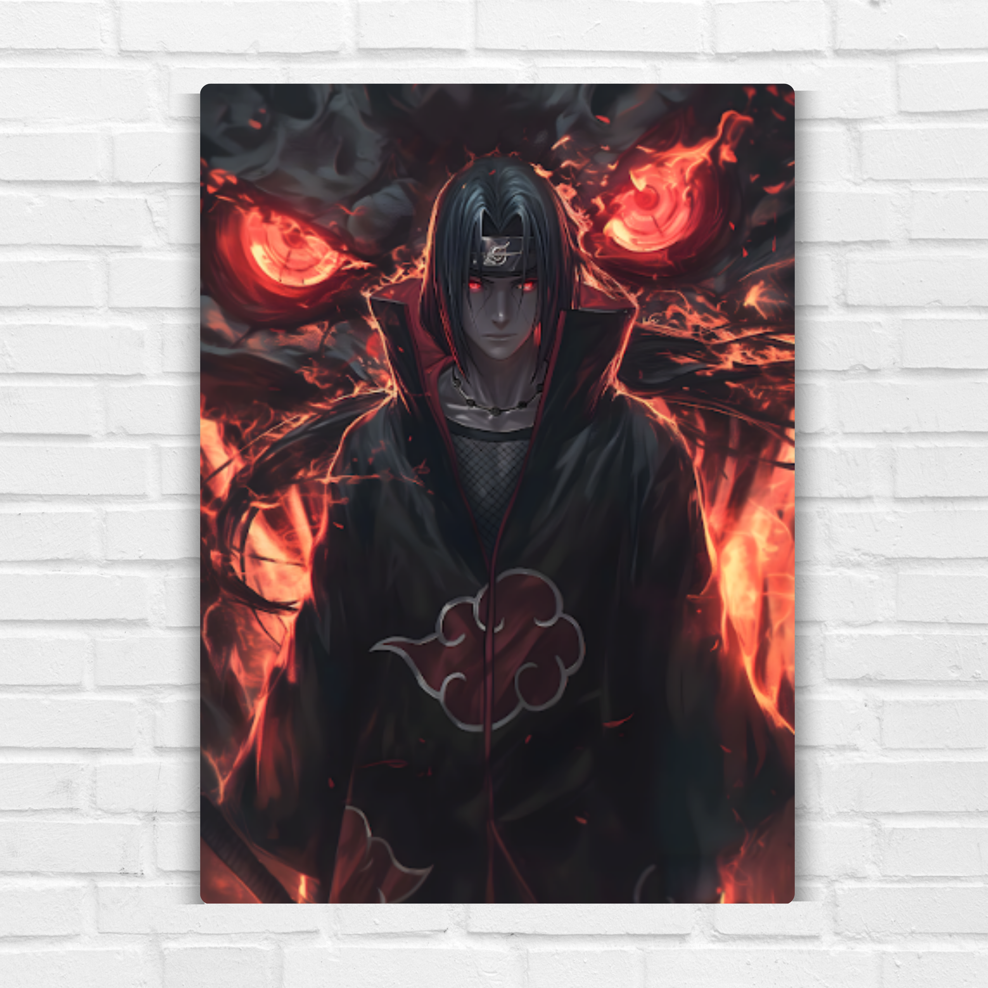 Itachi's Dragon Summons Metal Poster