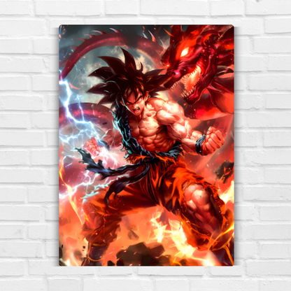 Son Goku Metal Poster
