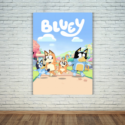 Bluey Metal Poster