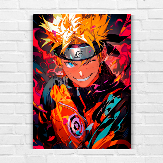 Naruto Uzumaki Metal Poster