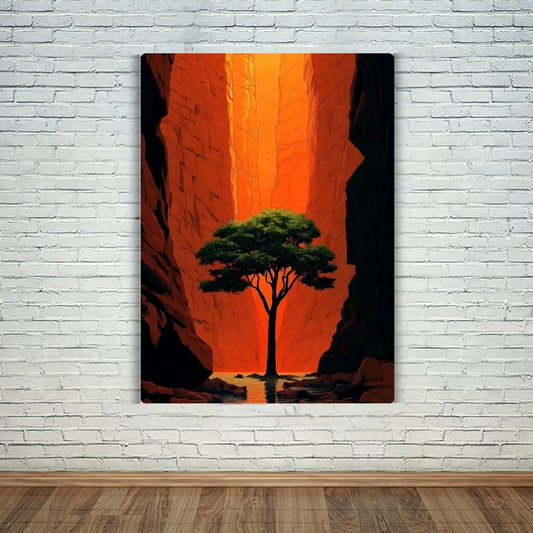 Nature's Embrace Metal Poster