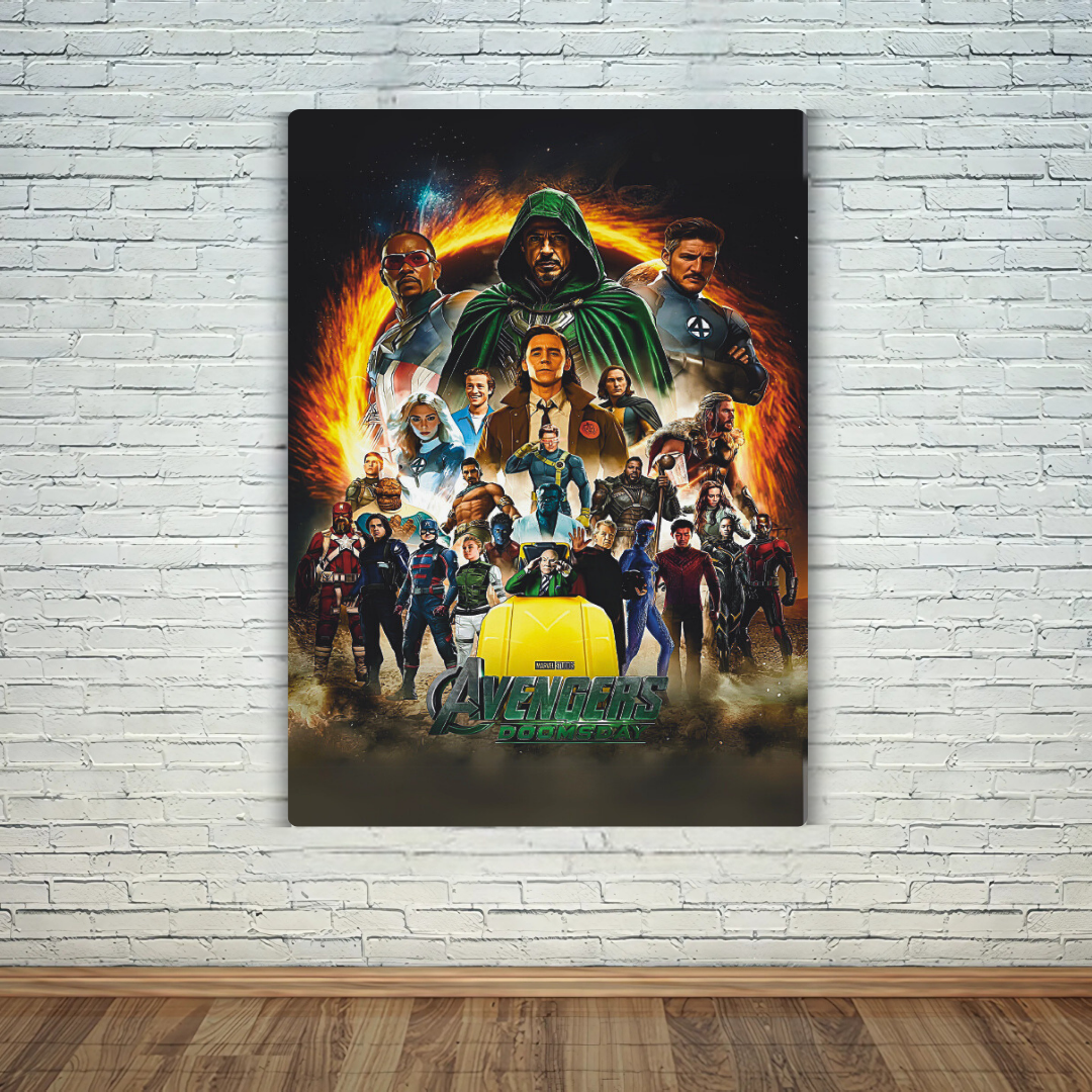 Avengers Doomsday Metal Poster