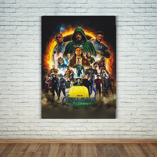 Avengers Doomsday Metal Poster