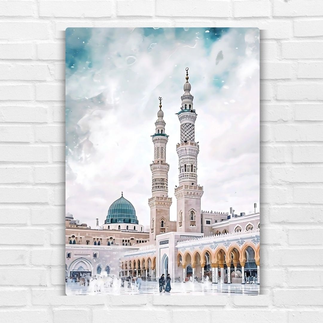 Masjid an Nabawi (S.A.W.) Metal Poster