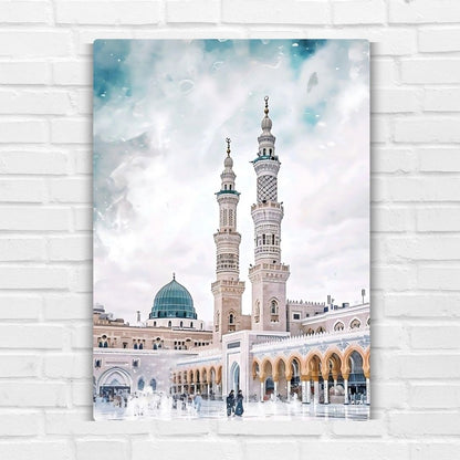 Masjid an Nabawi (S.A.W.) Metal Poster