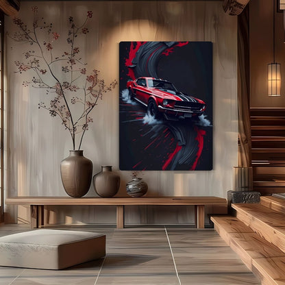 Mustang - Shadow Streak Metal Poster