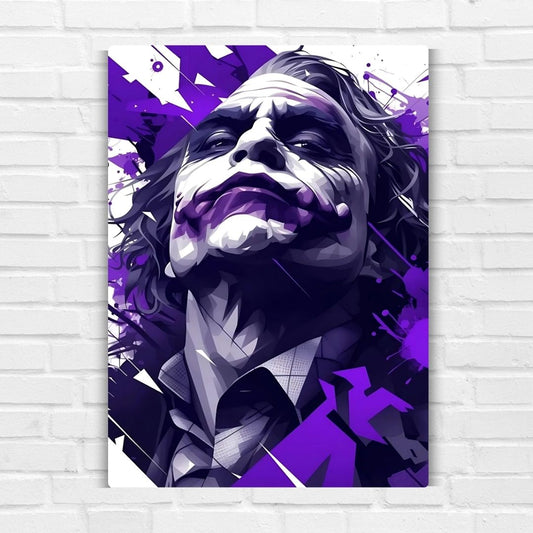 Joker's Gaze Metal Poster
