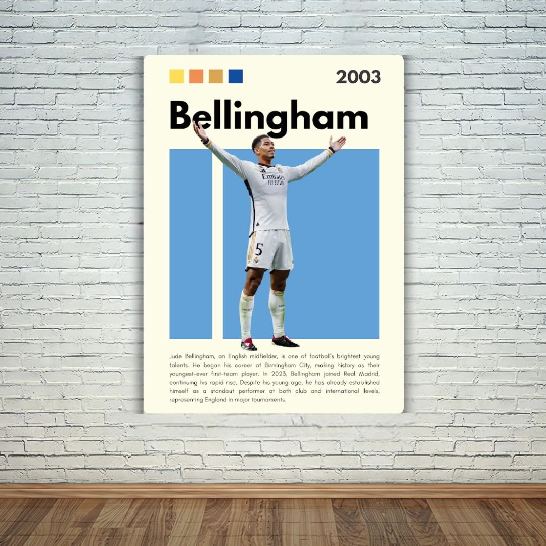 Jude Bellingham Metal Poster
