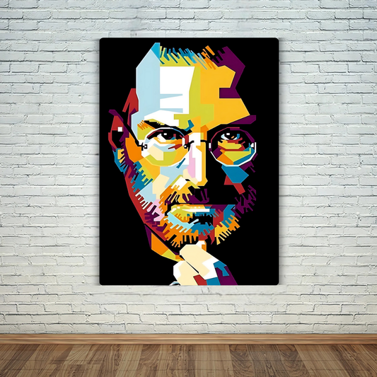 Steve Jobs Metal Poster