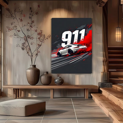 911 on the Edge Metal Poster