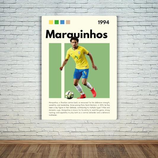 Marquinhos Metal Poster