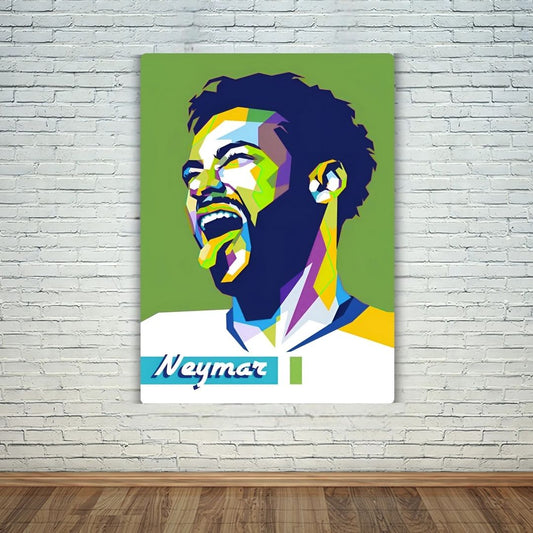 Neymar's Roar Metal Poster