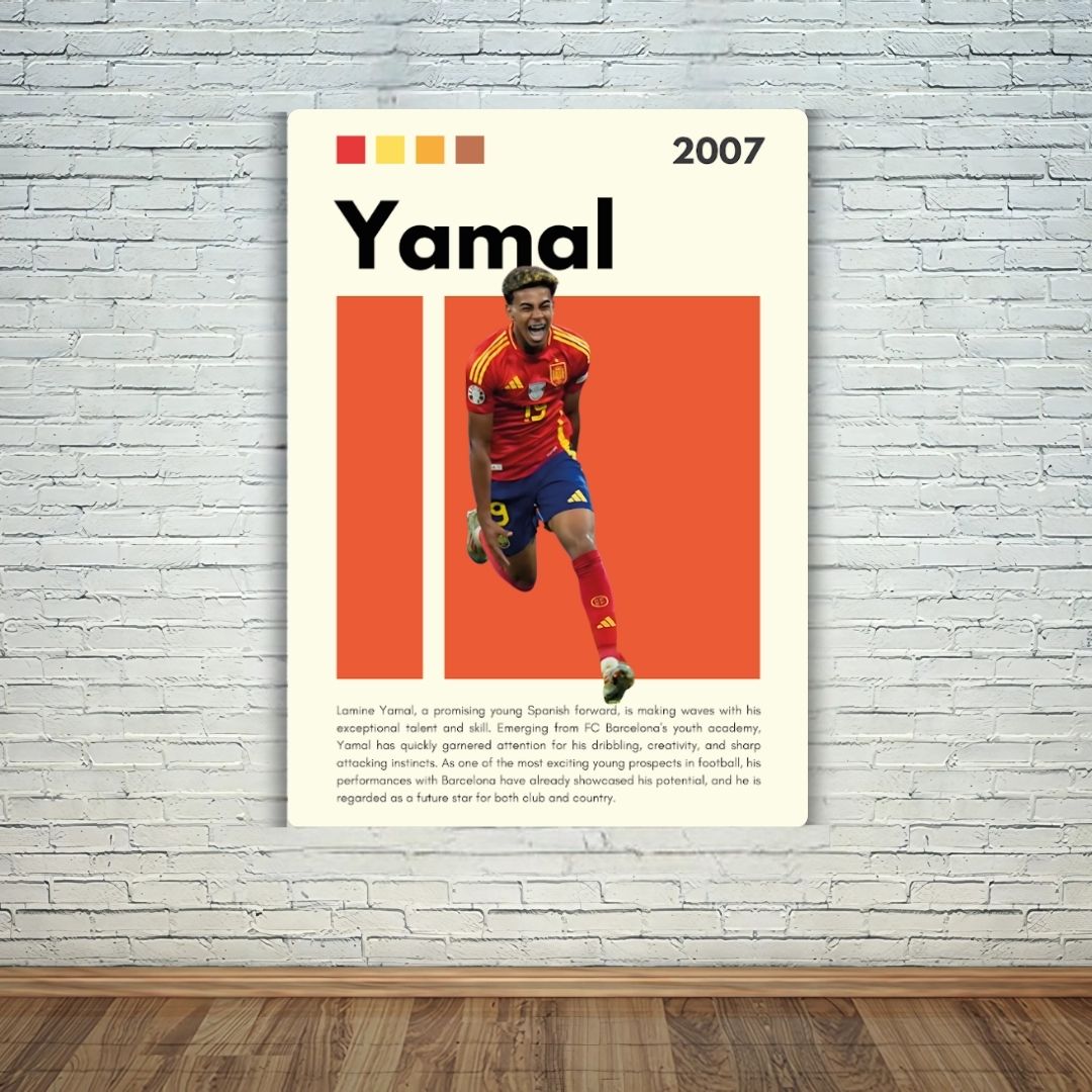 Yamal Metal Poster