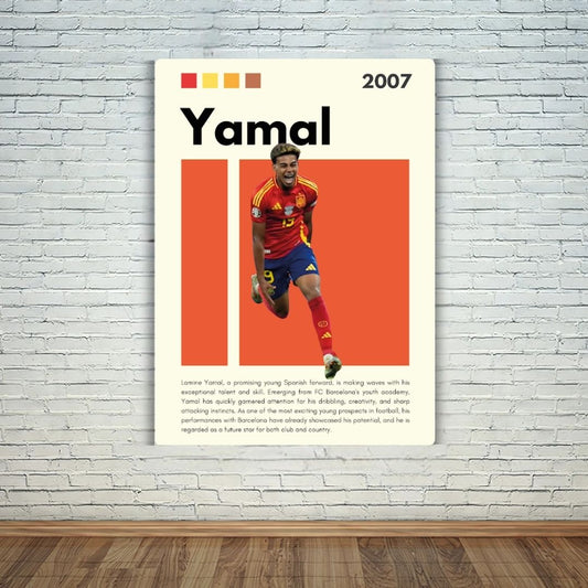 Yamal Metal Poster