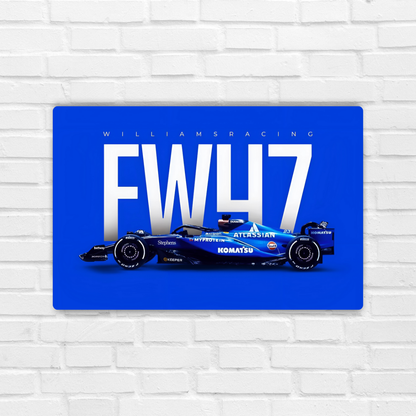 Williams FW47 Metal Poster