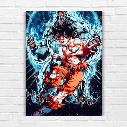 Goku Primal Instinct Metal Poster