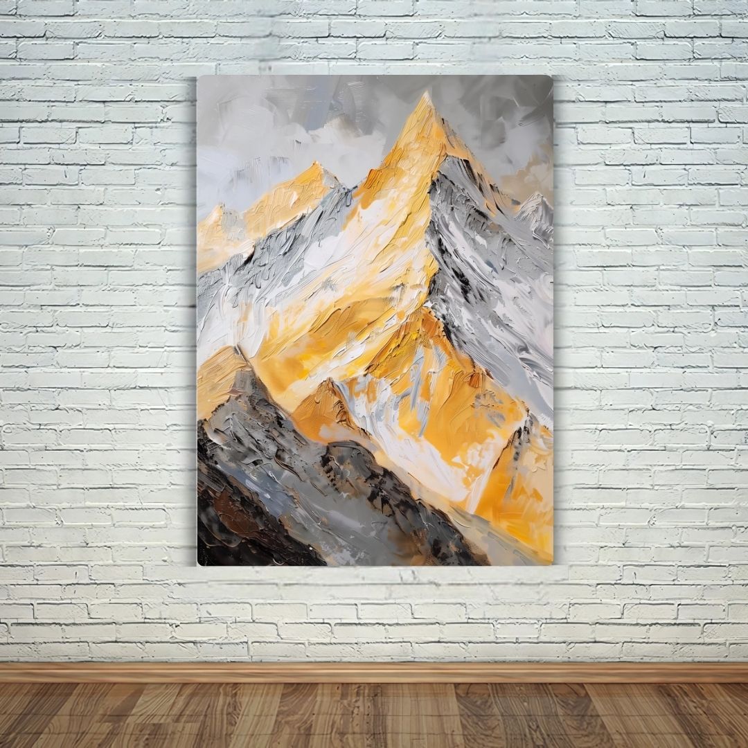 The Majestic Mountains Metal Poster