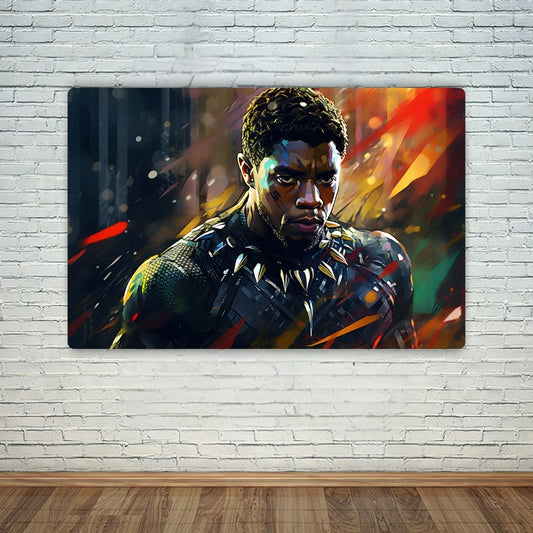 Black Panther Metal Poster
