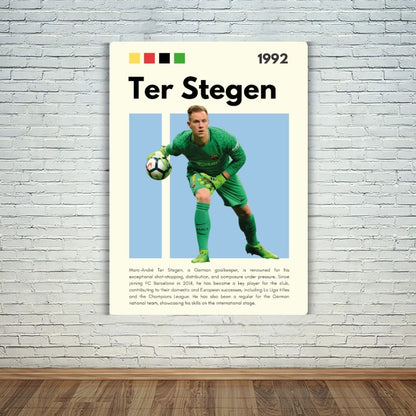 Marc-André ter Stegen Metal Poster
