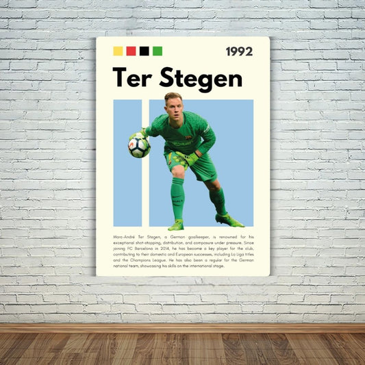 Marc-André ter Stegen Metal Poster