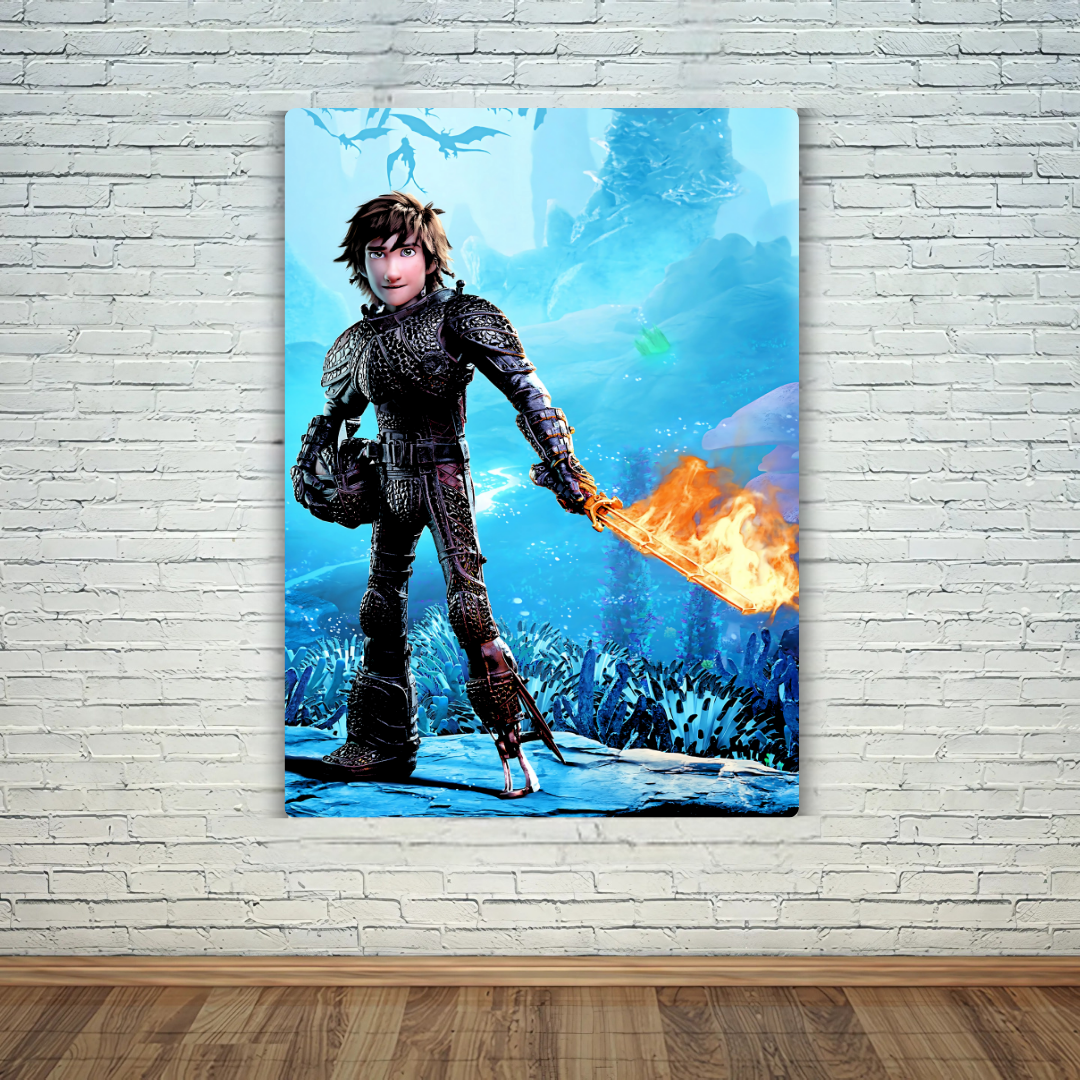 How to Train Your Dragon Metal Poster