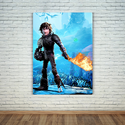 How to Train Your Dragon Metal Poster