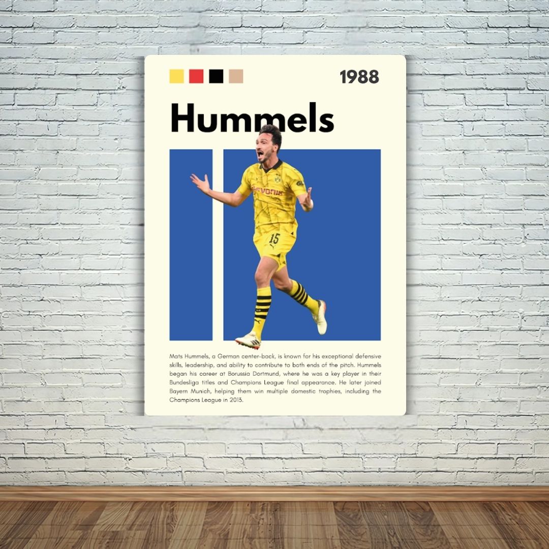 Mats Hummels Metal Poster