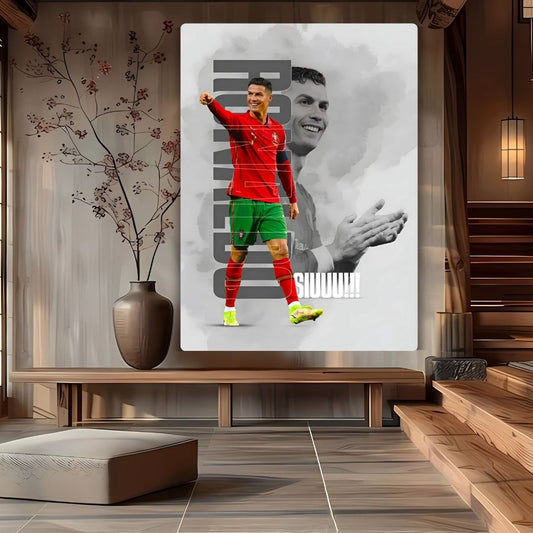 The Icon - C. Ronaldo Metal Poster