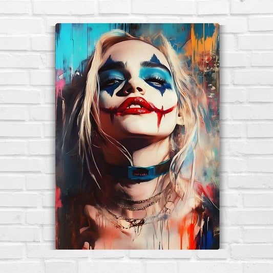 Harley's Gaze Metal Poster