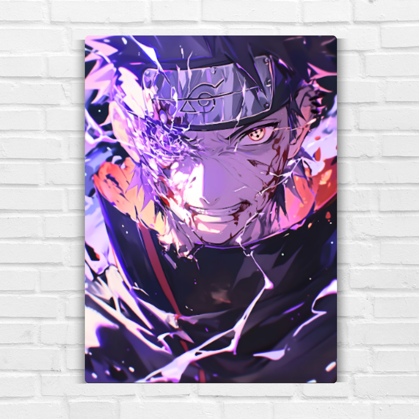 Amaterasu Itachi Metal Poster