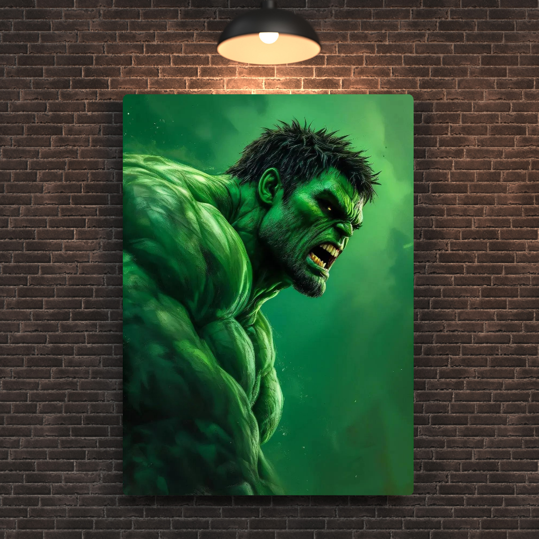 Hulk Metal Poster
