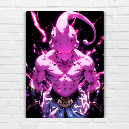 Kid Buu Metal Poster