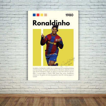 Ronaldinho Metal Poster