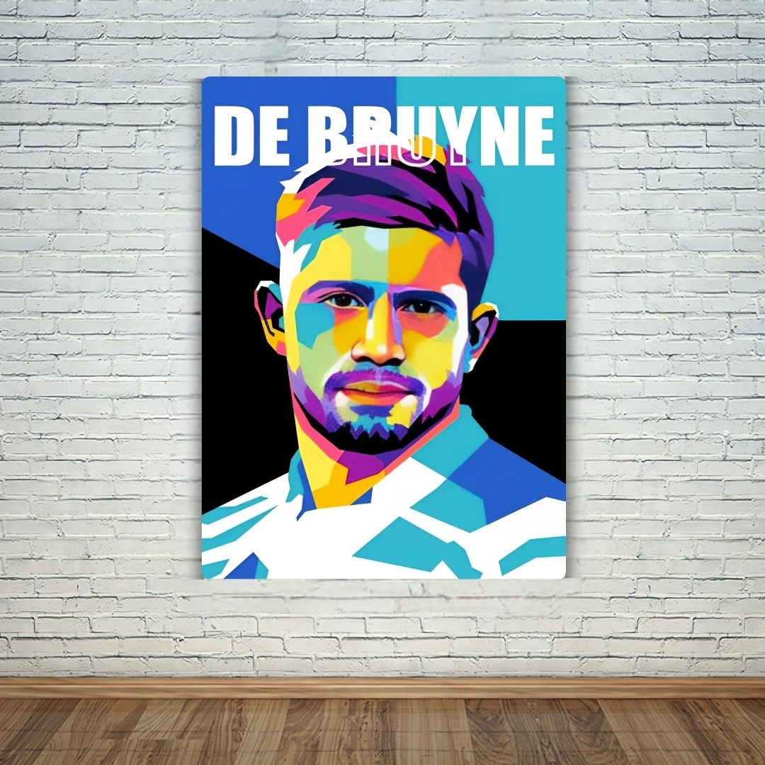 De Bruyne Metal Poster