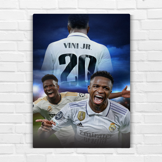 Vinicius Junior Metal Poster