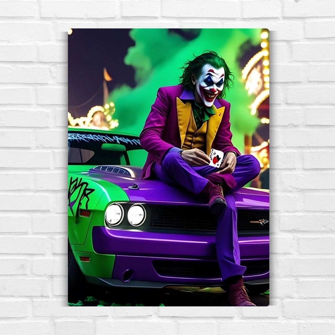 Joker - Why So Serious Metal Poster